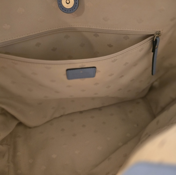 Kate Spade New York Newbury Lane Periwinkle Tote Bag Saffiano Leather - Picture 6 of 10